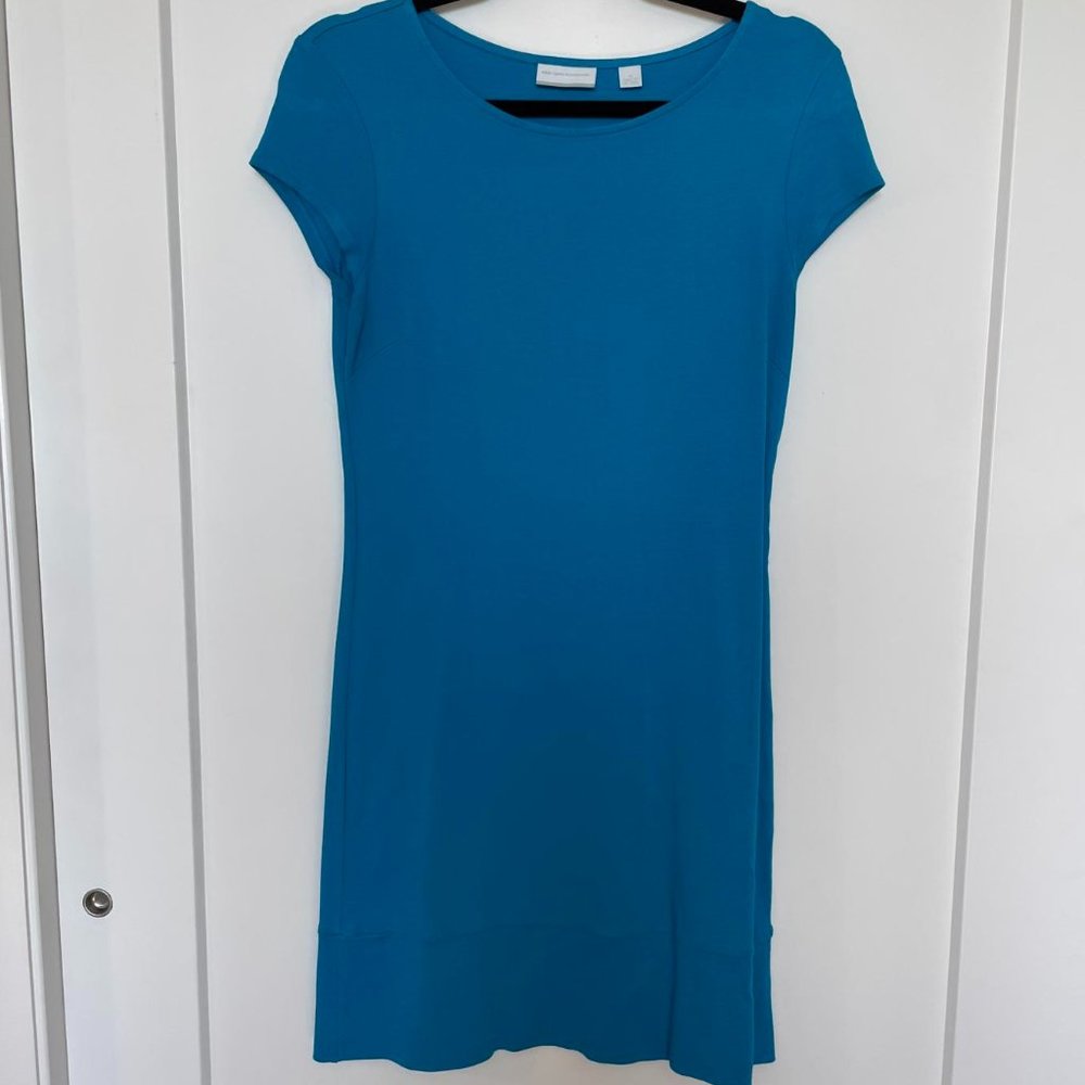 New York & Co Blue Knit Dress XS